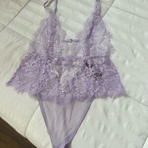 Adore Me Lilac Lace Chemise